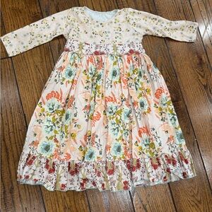 Olive Mae / Matilda Jane Whimsical Rabbit Girls Dress Size 10